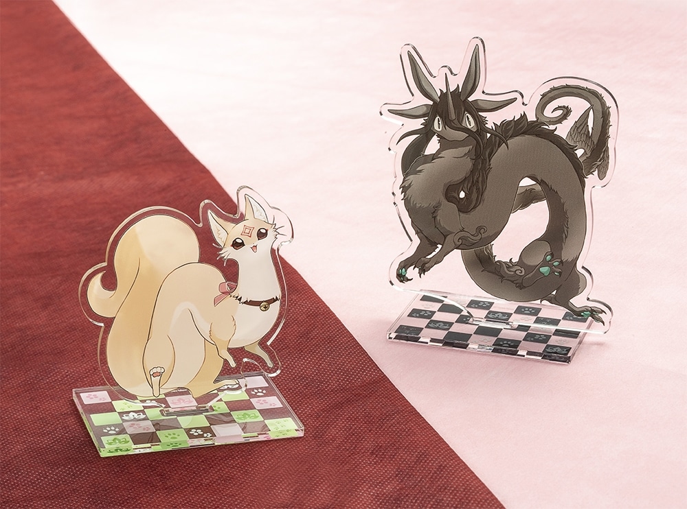 モナカ＆ヨロボシのなかよしアクリルスタンド