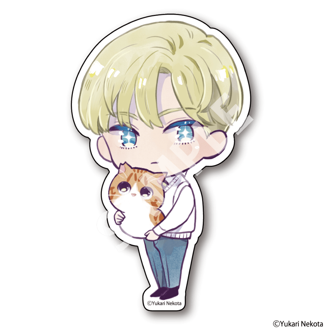 「ニッターズハイ！」ステッカー　黒葉類