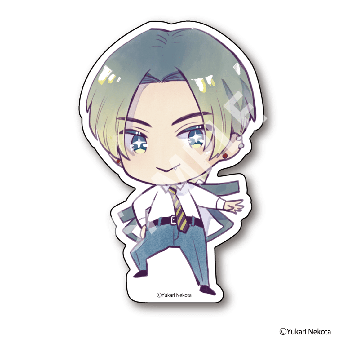 「ニッターズハイ！」ステッカー　金子天馬