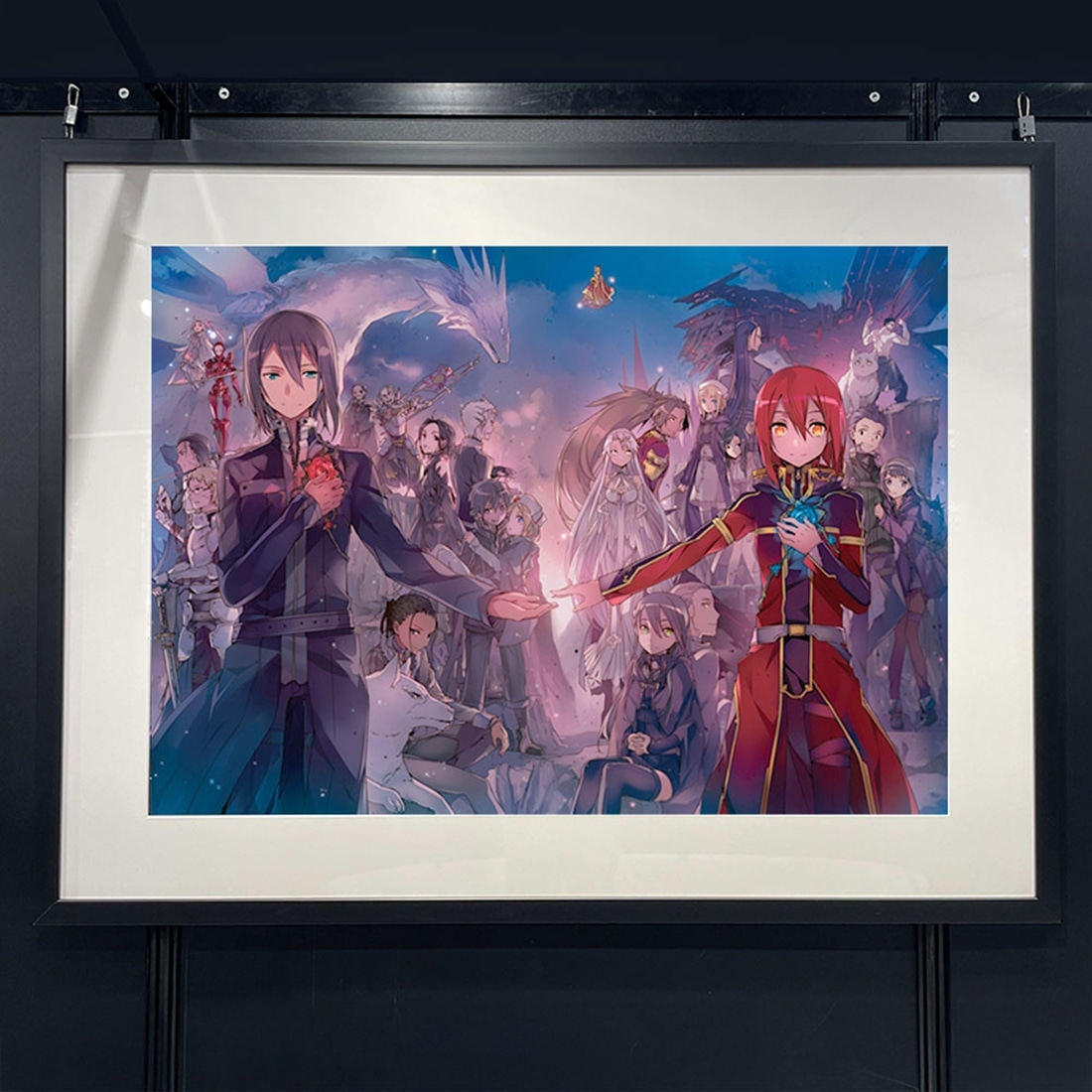 【抽選販売】abec/BUNBUN 20th Exhibition CHARACTERS 展示品販売 スニーカー文庫『薔薇のマリア』 20.I love you.[noir]＆『薔薇のマリア』 21.I love you.[rouge] カバーイラスト