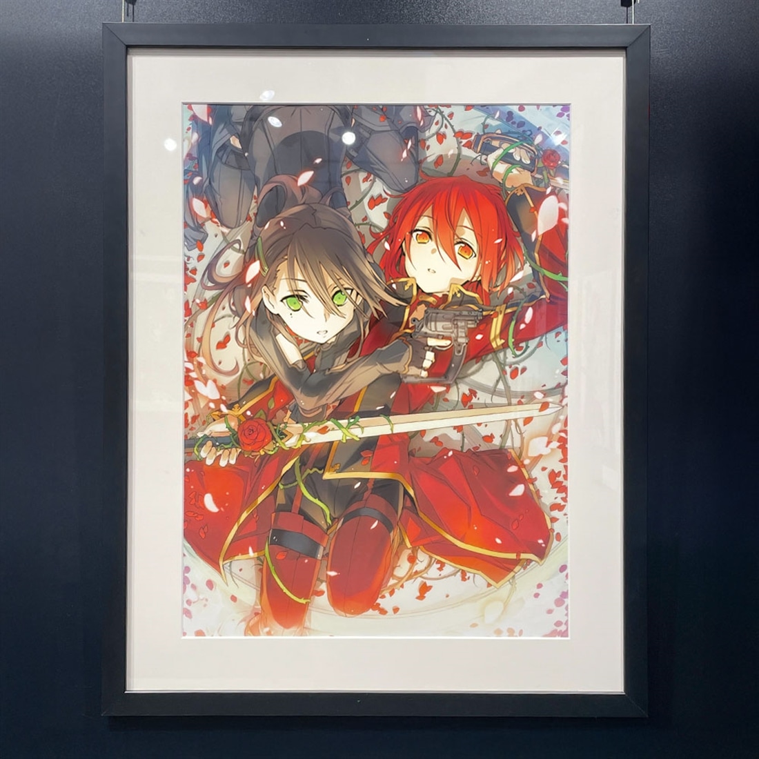 【抽選販売】abec/BUNBUN 20th Exhibition CHARACTERS 展示品販売 スニーカー文庫 『薔薇のマリア』 15.愛も憎しみも絶望も カバーイラスト