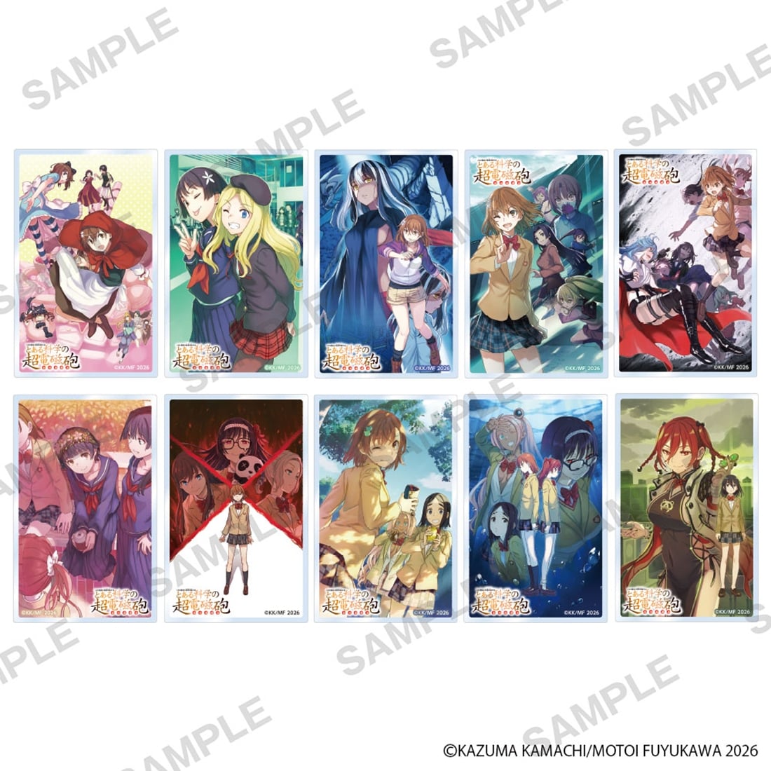 とある科学の超電磁砲　トレーディングカード　セット コミック「とある科学の超電磁砲」 トレーディングアクリルカードB box