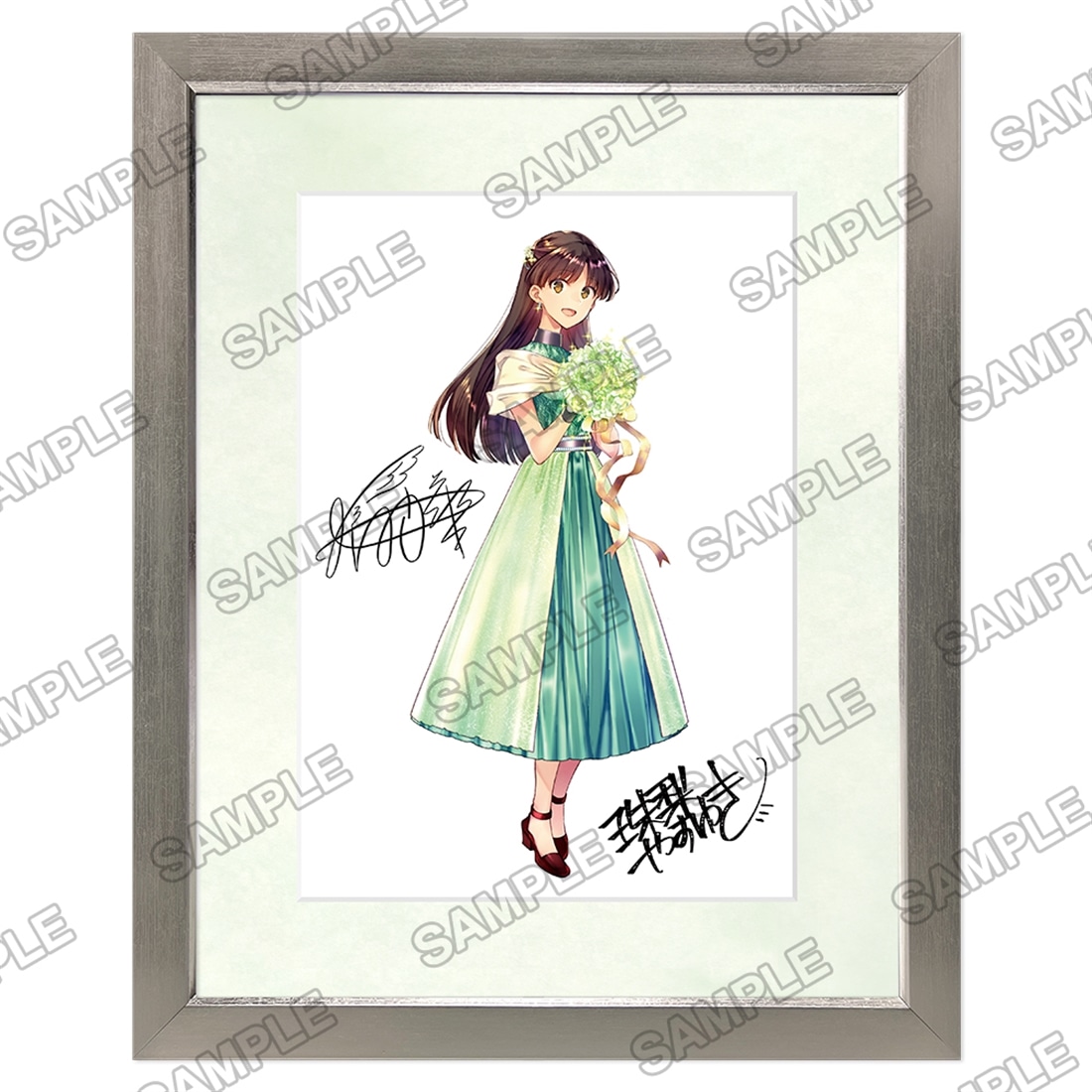 カドカワBOOKS10周年記念 複製サイン入りA5キャラファイングラフン入りキャラファイングラフ『聖女の魔力は万能です』セイ