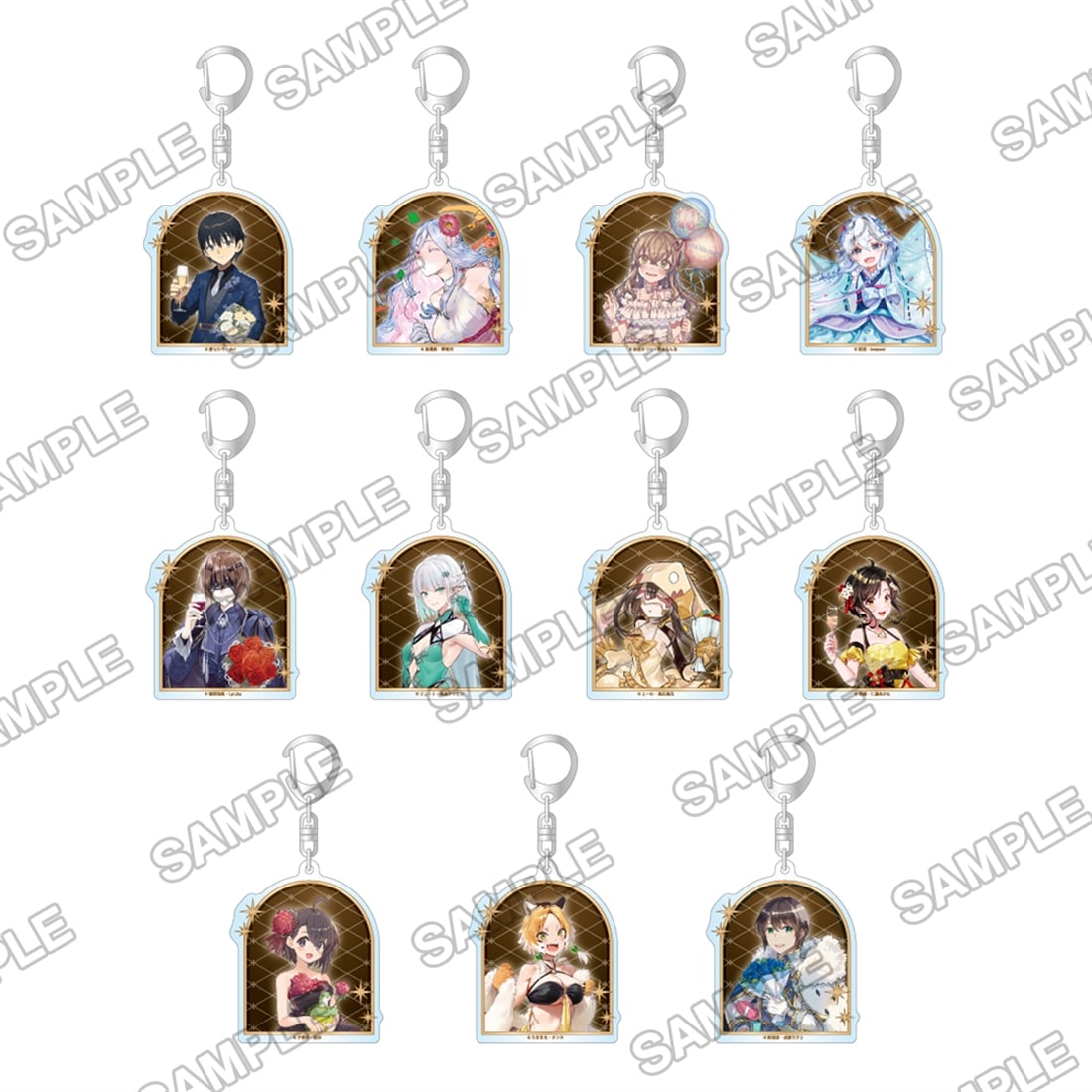 カドカワBOOKS10周年記念 トレーディングアクリルキーホルダーVol.1