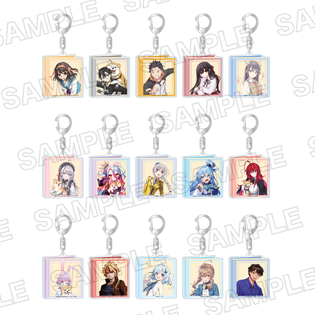 ライトノベル展2025 トレーディングアクリルキーホルダー