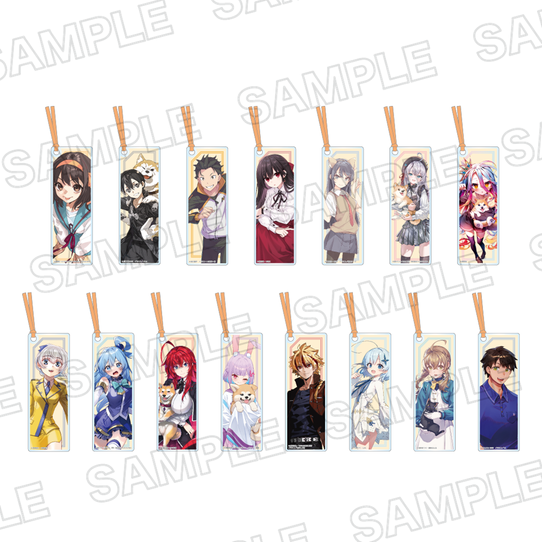 ライトノベル展2025 トレーディングアクリルしおりキーホルダー