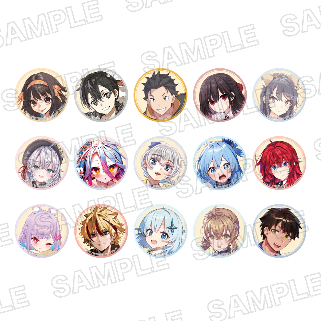 ライトノベル展2025 トレーディング缶バッジ