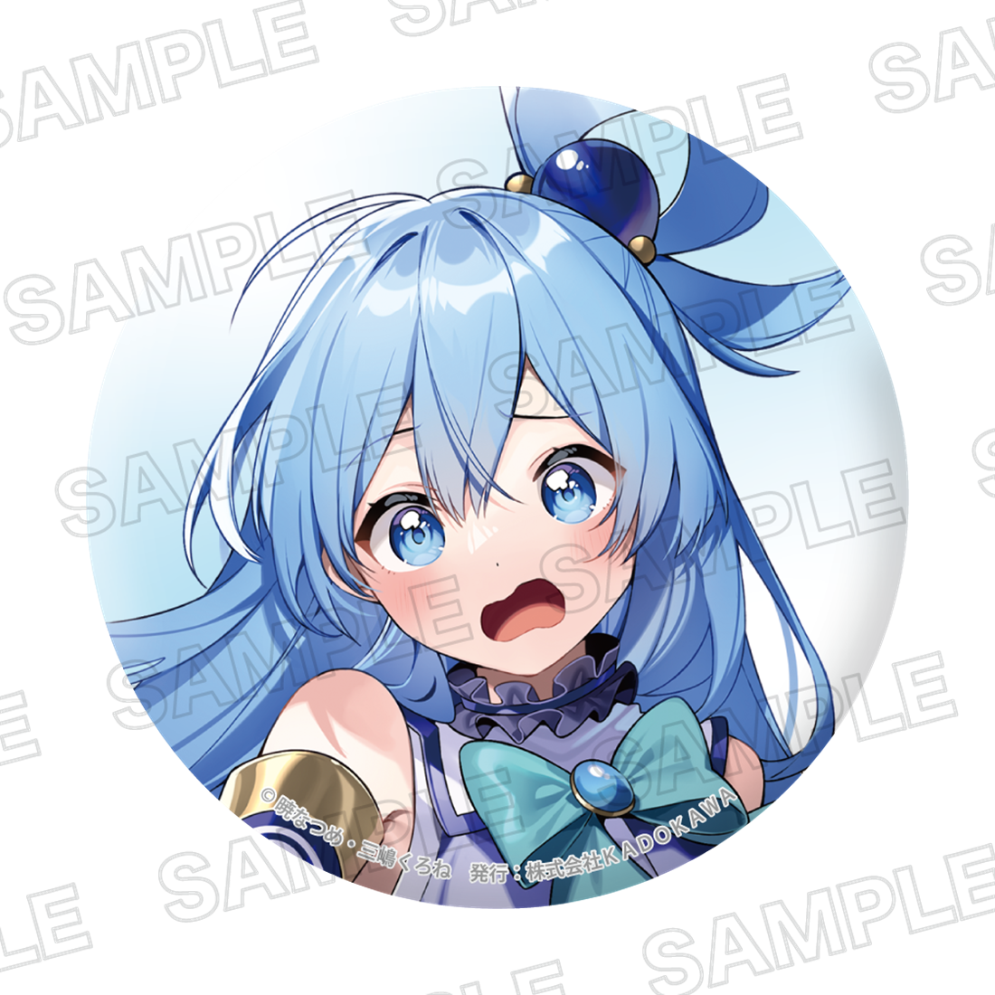 ライトノベル展2025 ホログラム缶バッジ　この素晴らしい世界に祝福を！