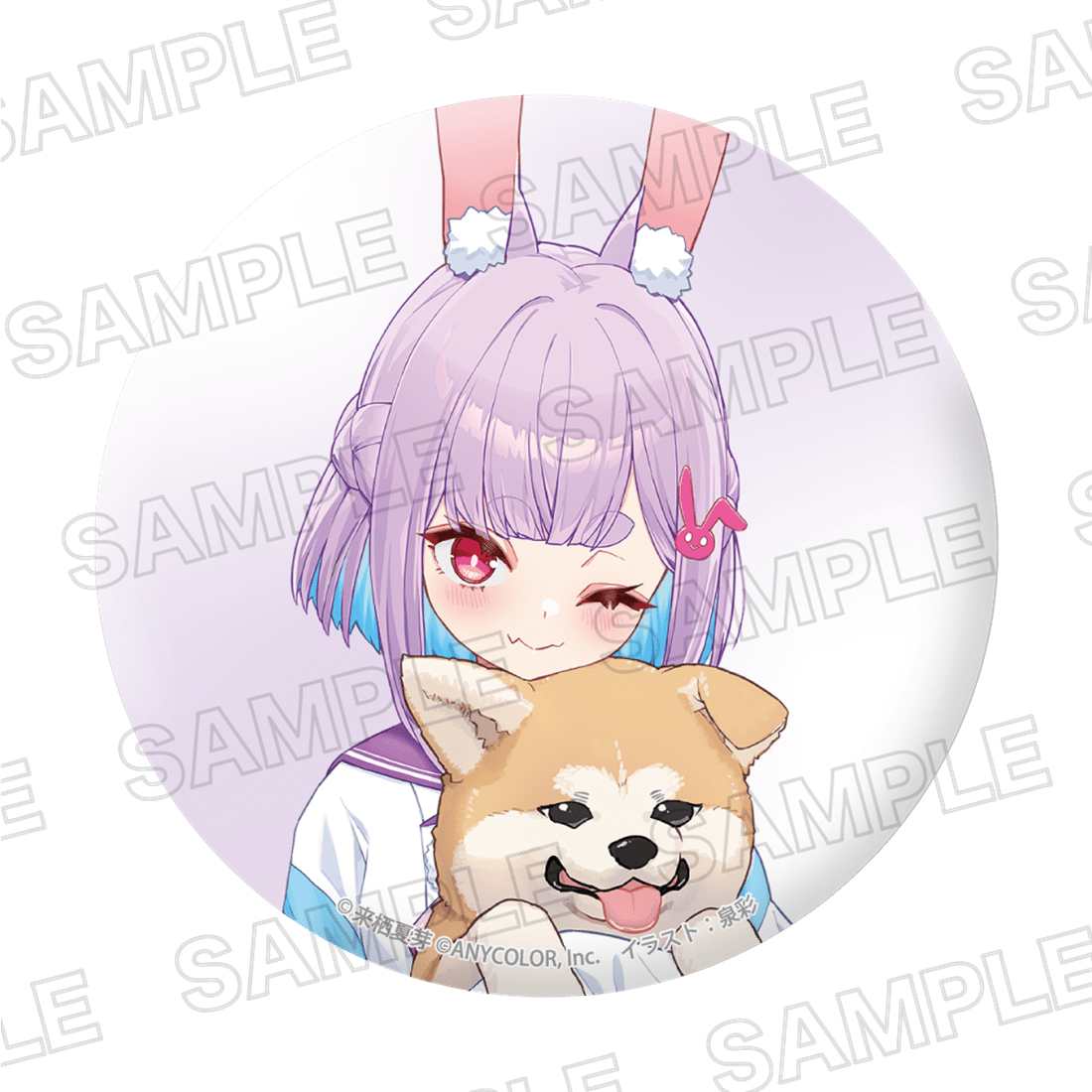 ライトノベル展2025 ホログラム缶バッジ　人外教室の人間嫌い教師