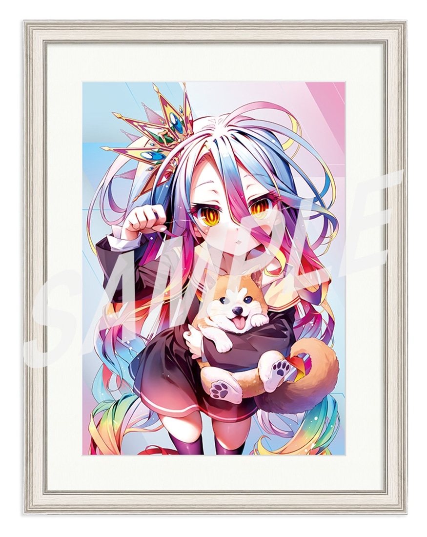 ライトノベル展2025 B4キャラファイングラフ　ノーゲーム・ノーライフ