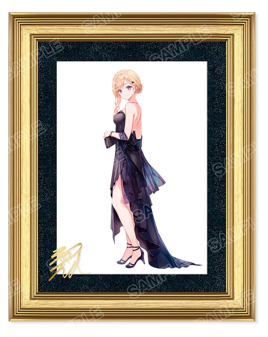 MF文庫J『秋の学園祭2025』複製サイン入りB4キャラファイングラフ　『義妹生活』綾瀬沙季