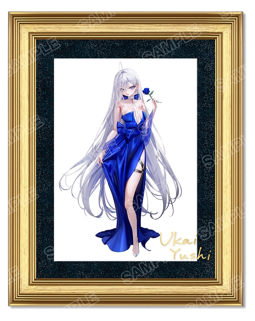 MF文庫J『秋の学園祭2025』複製サイン入りB4キャラファイングラフ　『死亡遊戯で飯を食う。』幽鬼