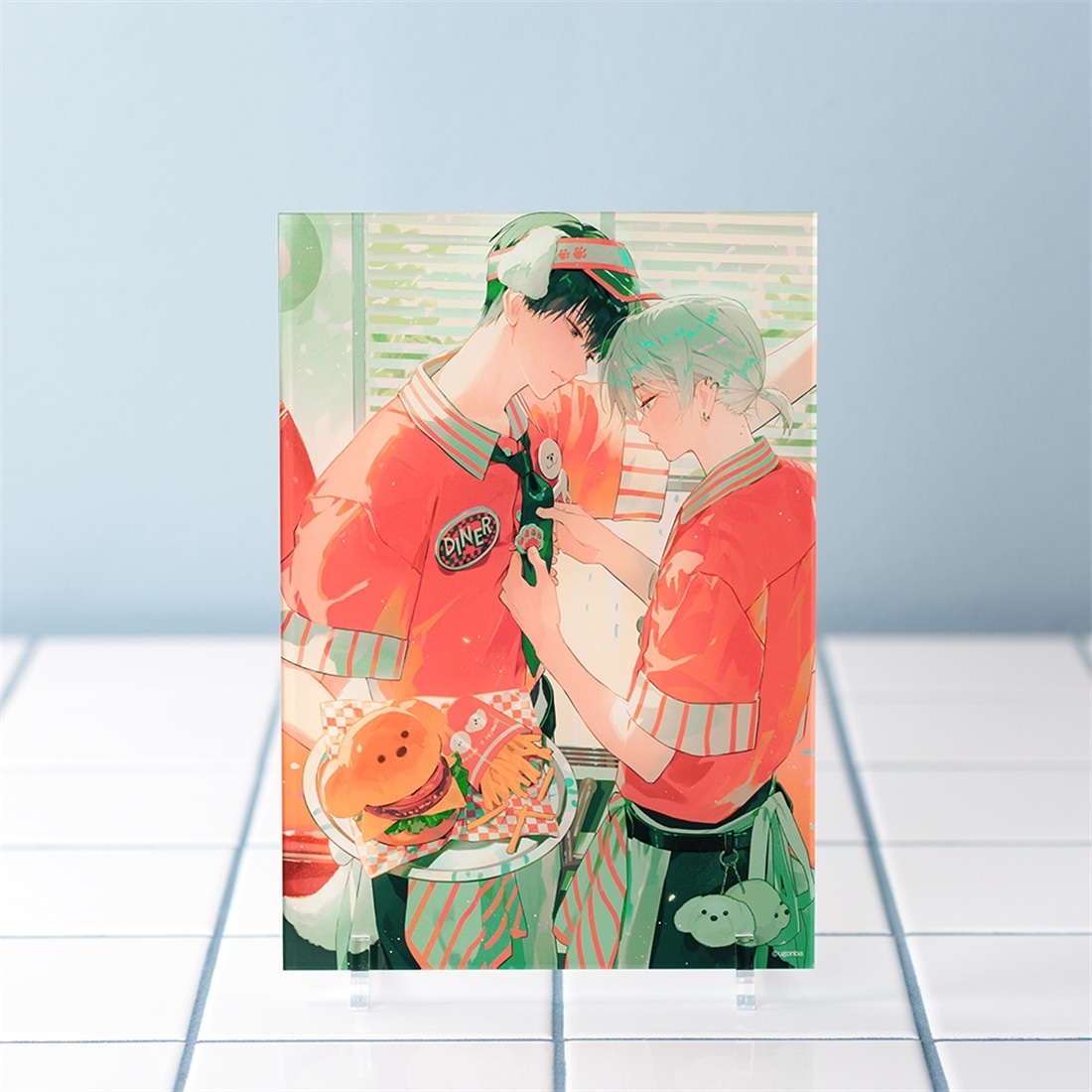 泉月と聡一「Puppy's DINER」アクリルパネル　Cタイプ