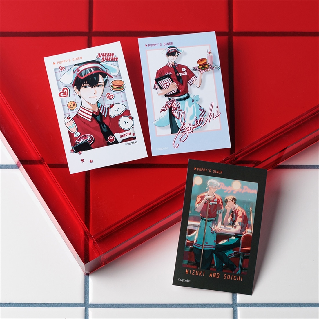 泉月と聡一「Puppy's DINER」ブロマイドセット　聡一セット