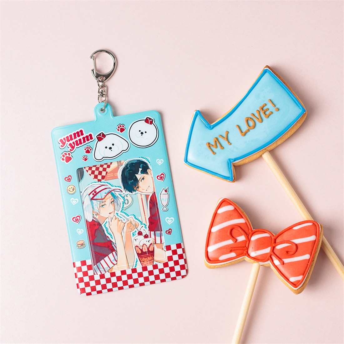 泉月と聡一「Puppy's DINER」ブロマイドホルダー