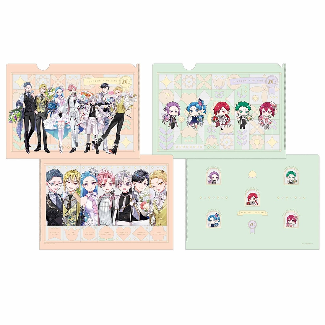 桃組プラス戦記 クリアファイルセット