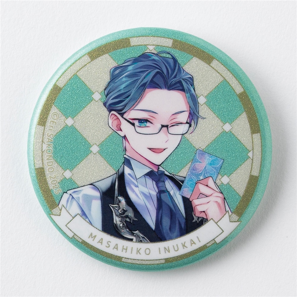 桃組プラス戦記 きらきら缶バッジ 犬飼 雅彦