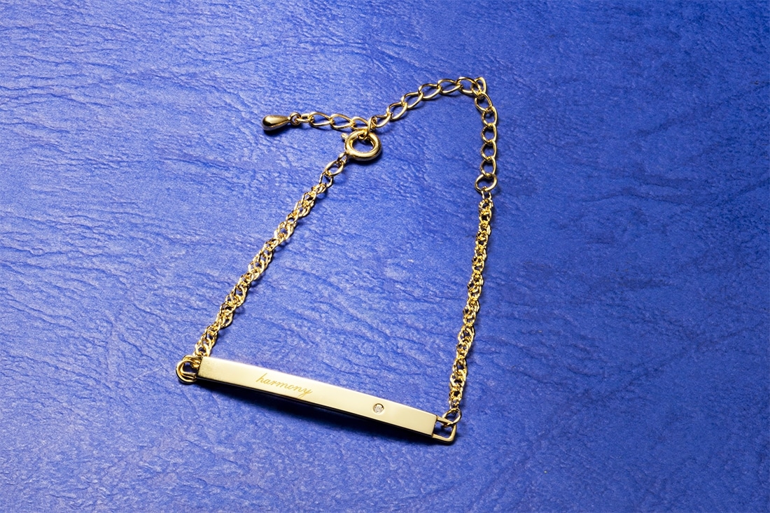 【10個限定】ゆーうがみさーRINO　太陽のエネルギー　10金イエローゴールドブレスレット+個人鑑定30分