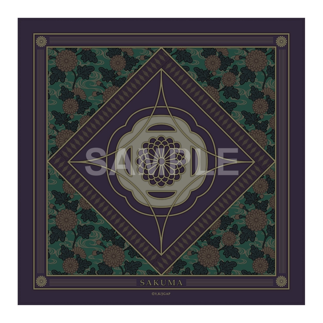 ジョーカー・ゲーム ハンカチ Anime 10th anniversary 佐久間中尉