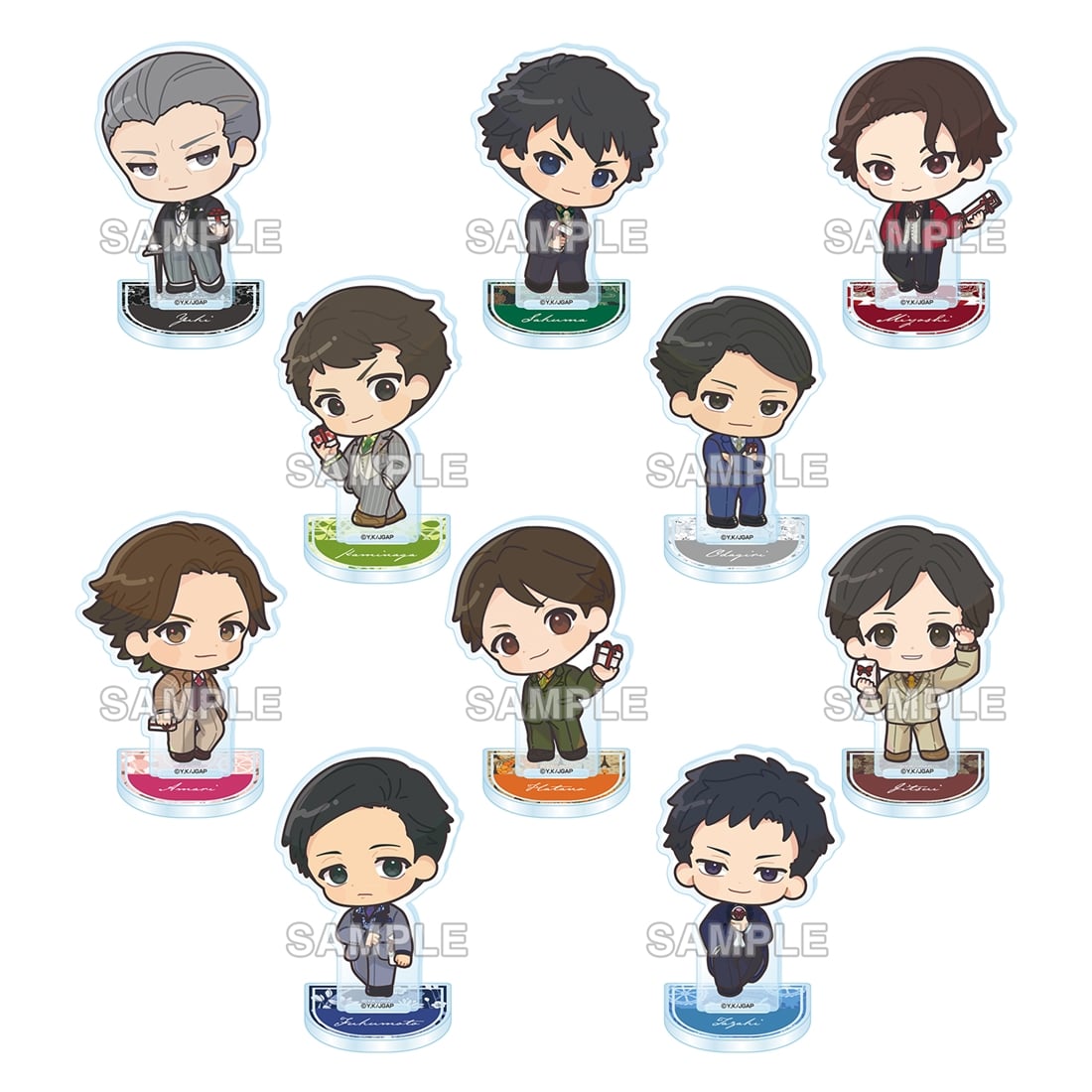 ジョーカー・ゲーム トレーディングミニキャラアクリルスタンドフィギュア Anime 10th anniversary BOX