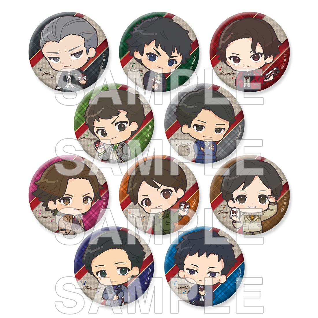 ジョーカー・ゲーム トレーディング缶バッジ Anime 10th anniversary ver.MINI BOX