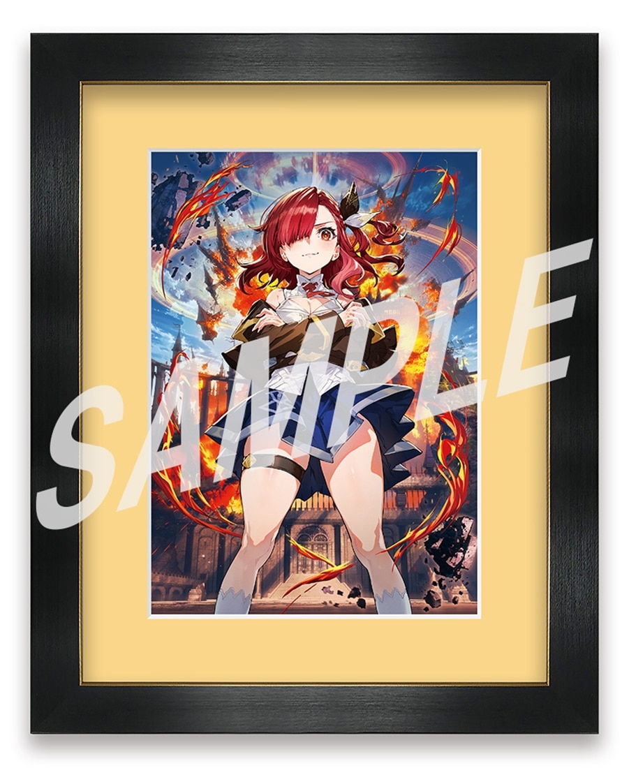 ライトノベル展2025 A5キャラファイングラフ 我が焔炎にひれ伏せ世界