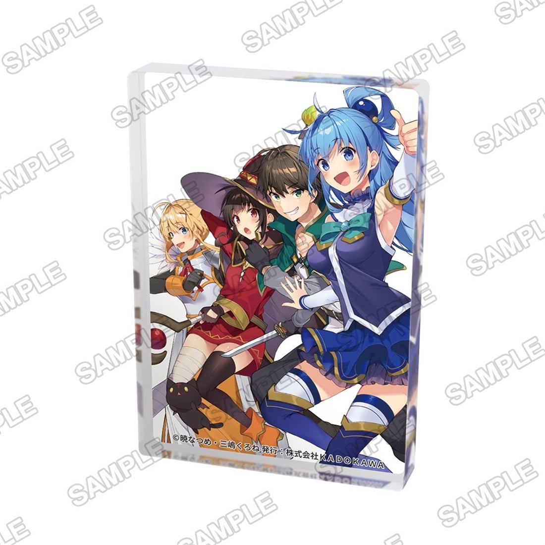 ライトノベル展2025 A7アクリルブロック この素晴らしい世界に祝福を！