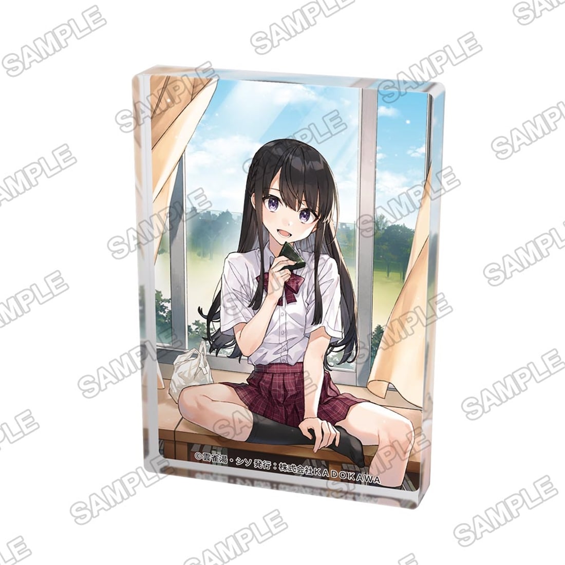ライトノベル展2025 A7アクリルブロック 転校先の清楚可憐な美少女が、昔男子と思って一緒に遊んだ幼馴染だった件