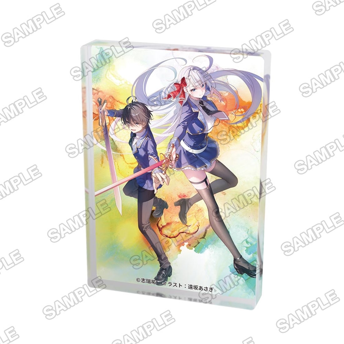 ライトノベル展2025 A7アクリルブロック 聖剣学院の魔剣使い