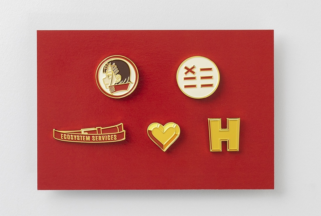 ヘアピンまみれ【出版記念】オリジナルピンバッジ　5個セット