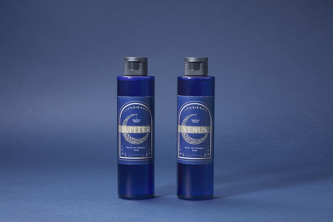 Happinessエミえみ　星の導き オールインワンシャンプー　JUPITER（木星）＆VENUS（金星）2種セット