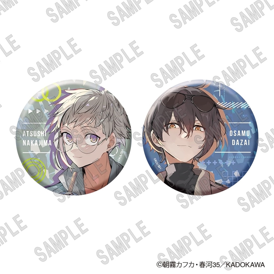【会場先行】「文豪ストレイドッグス」ホログラム缶バッジセット(C107)