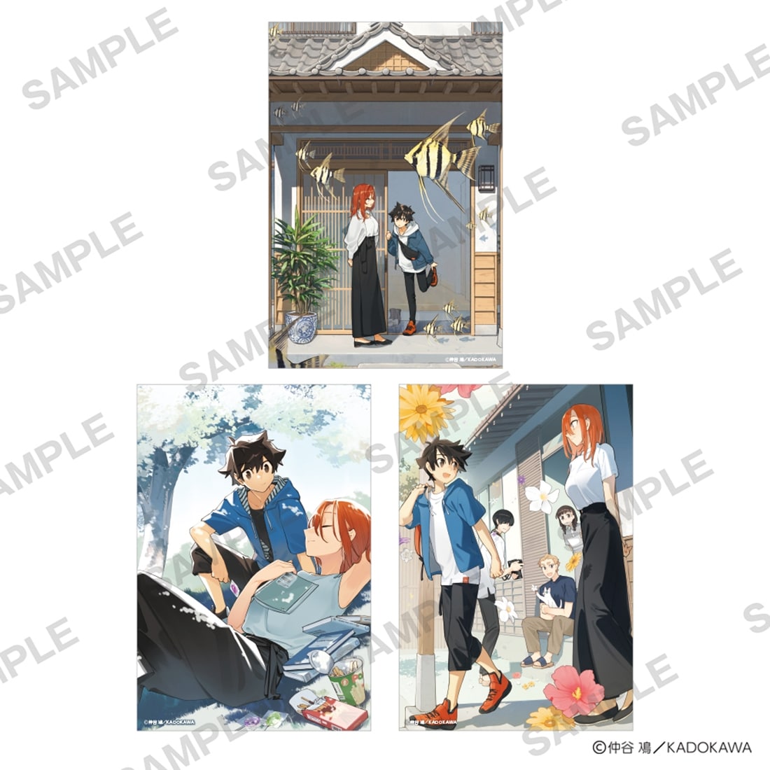 【二次受注】仲谷鳰 POP UP SHOP イラストカードセット 神さまがまちガえる