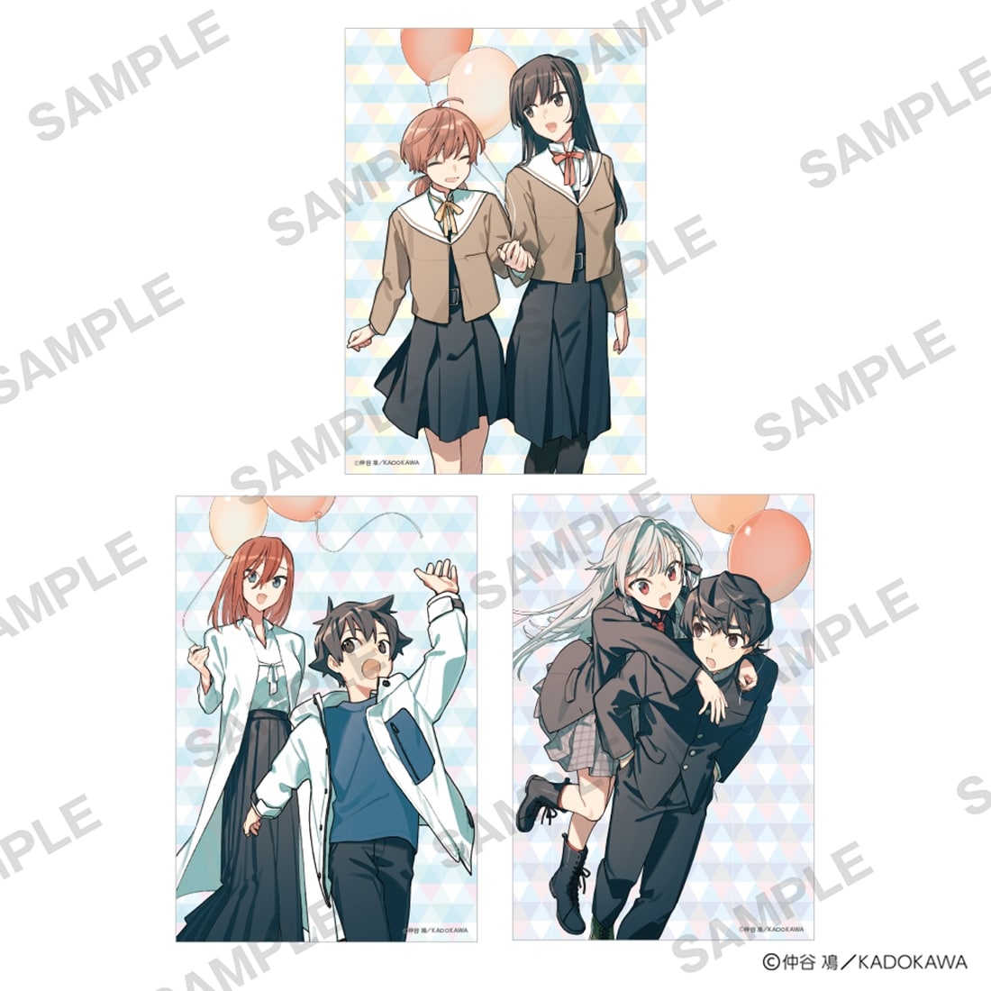 【二次受注】仲谷鳰 POP UP SHOP イラストカードセット 描き下ろし