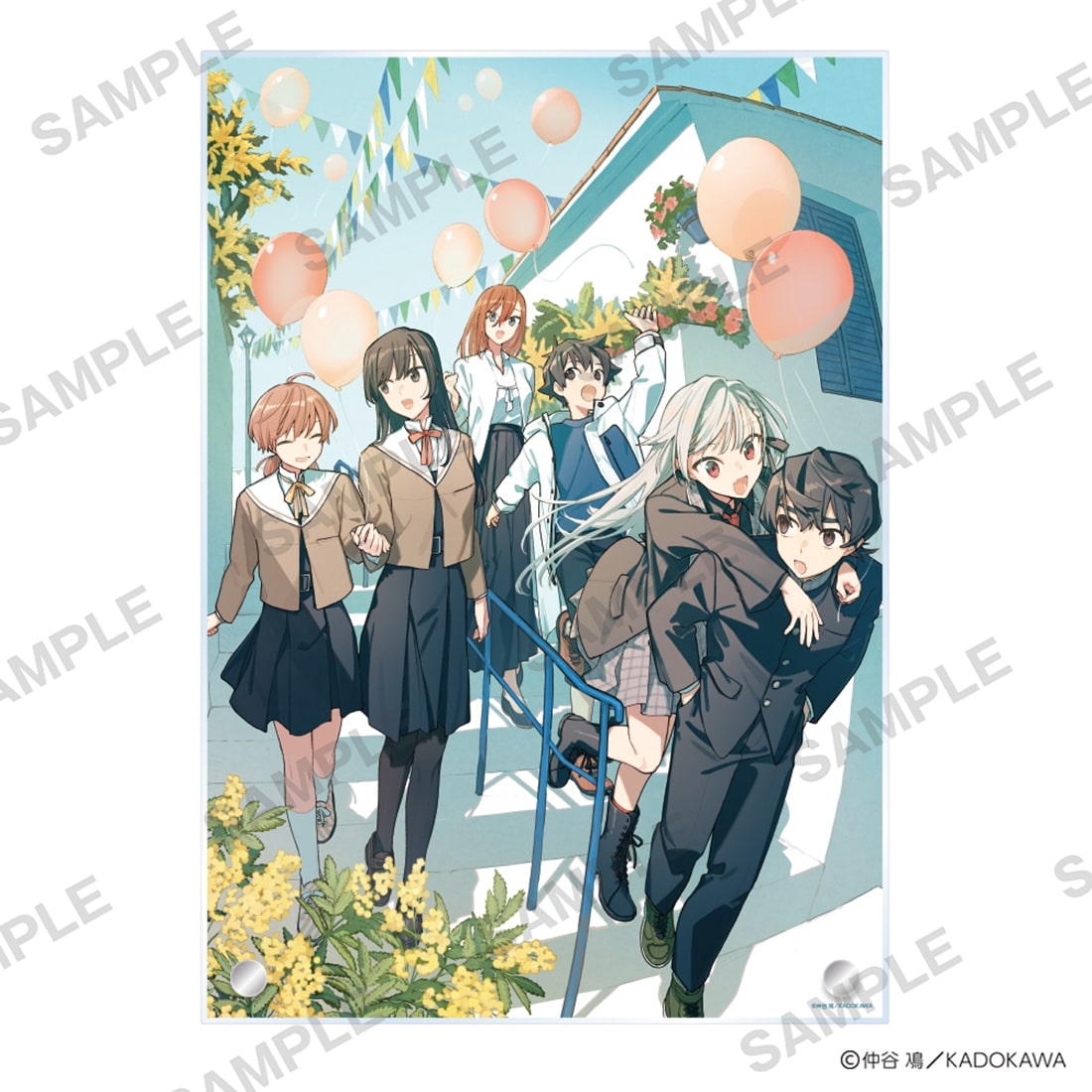 【二次受注】仲谷鳰 POP UP SHOP アクリルパネル 描き下ろし