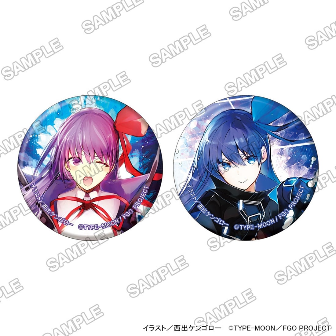 【会場先行】Fate/Grand Order -Epic of Remnant- 亜種特異点EX 深海電脳楽土 SE.RA.PH  C107 缶バッジセット１