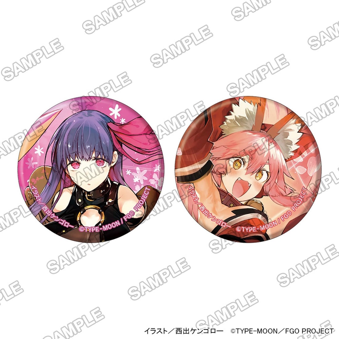 【会場先行】Fate/Grand Order -Epic of Remnant- 亜種特異点EX 深海電脳楽土 SE.RA.PH  C107 缶バッジセット２
