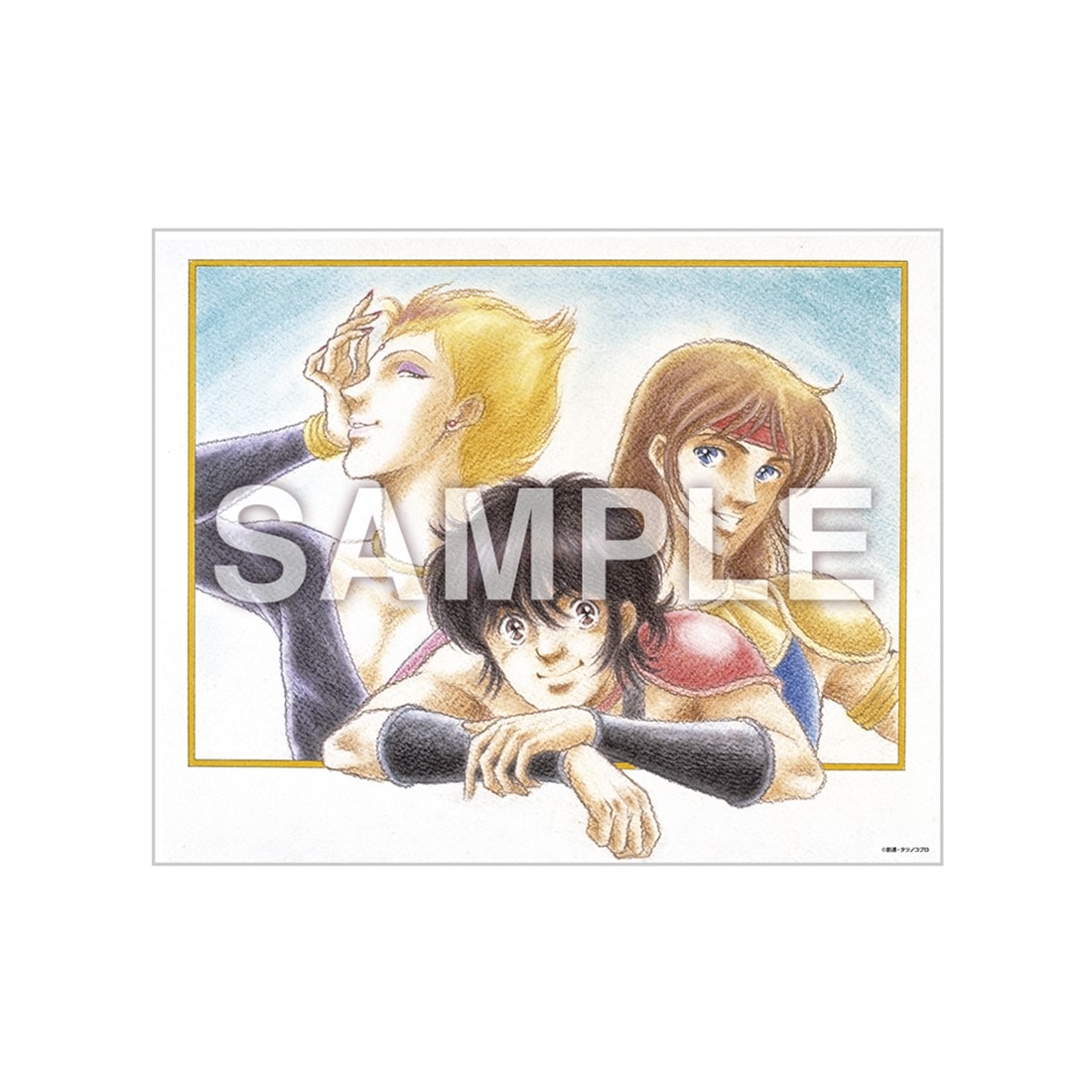 天空戦記シュラト　キャンバスアート　シュラト＆ヒュウガ＆レイガ