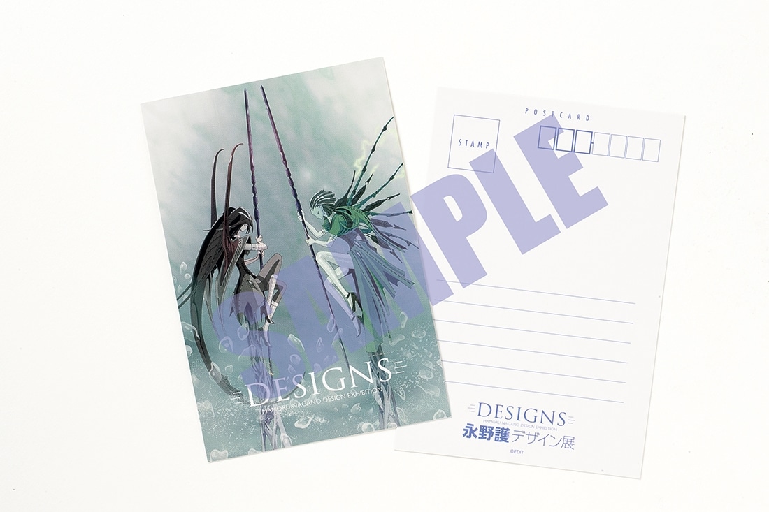 DESIGNS 永野護デザイン展 FOOL for THE CITY ポストカード Algebra Gategirls