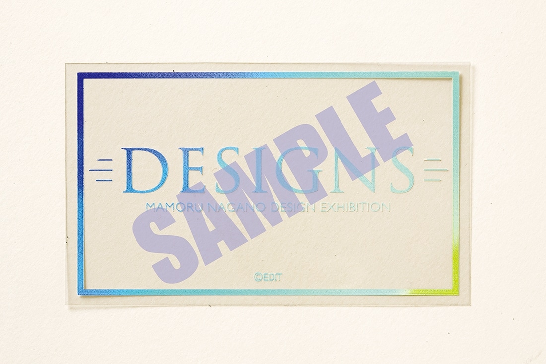 DESIGNS 永野護デザイン展　ロゴクリアステッカー