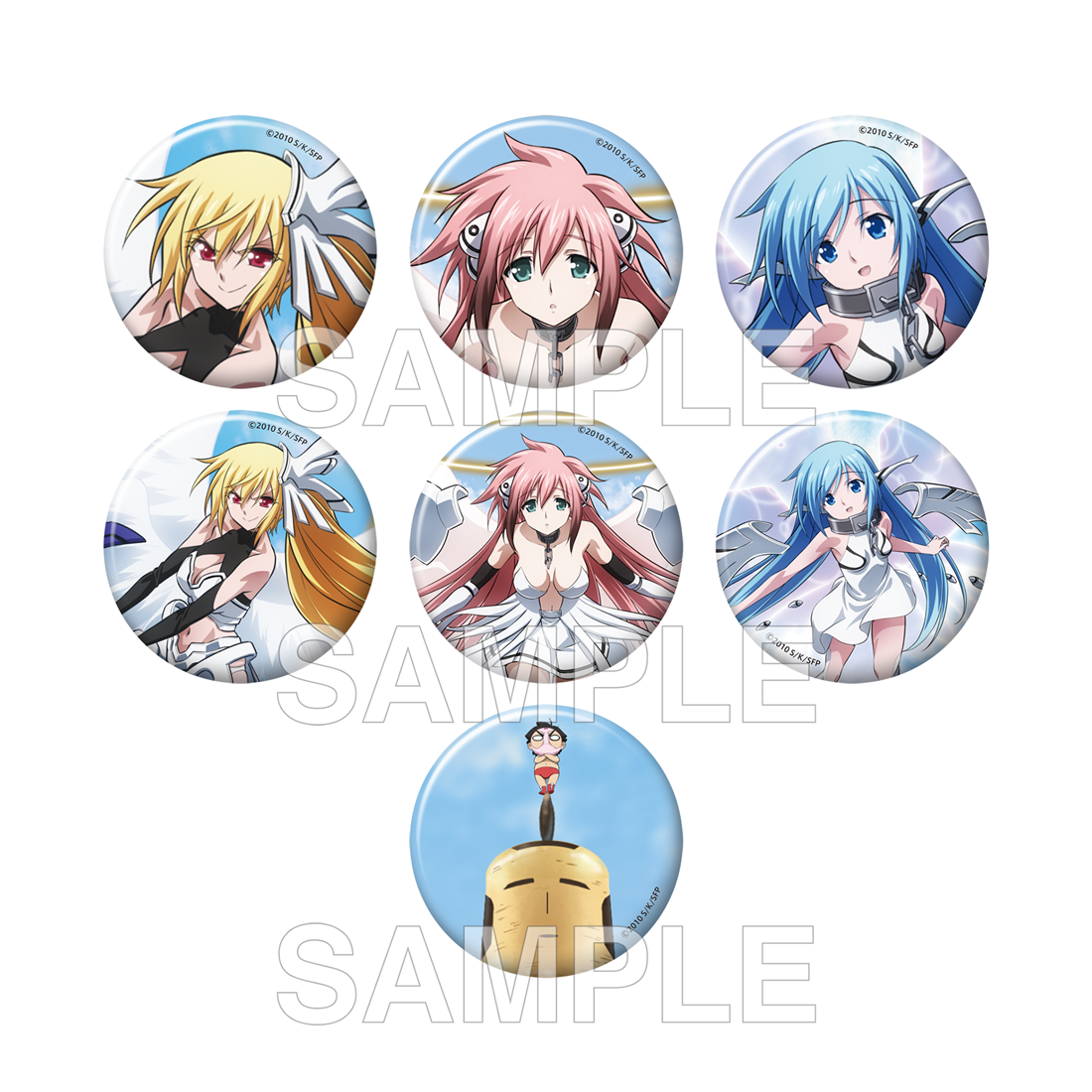 「そらのおとしもの」トレーディング缶バッジ 15周年記念 描き下ろし ver. BOX