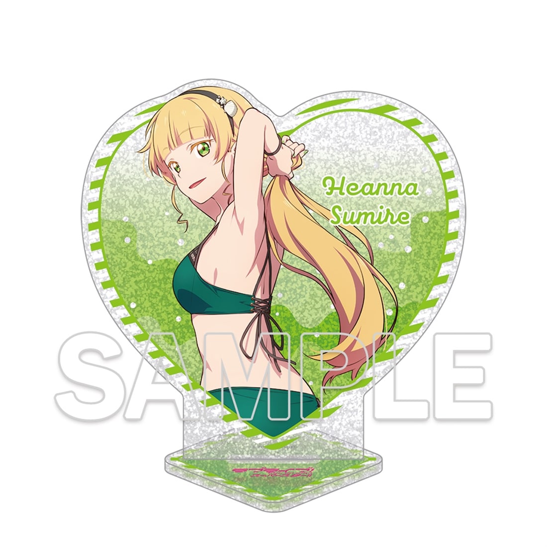 LoveLive! Days 2026年1月号『ラブライブ！スーパースター!!』ハート型ラメ入りアクリルスタンド 平安名すみれ