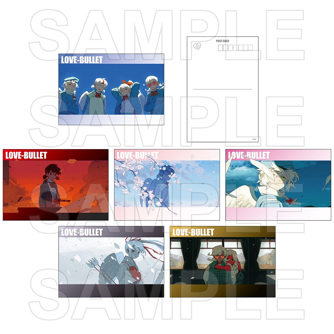 ラブ・バレット　ポストカードセット　JP