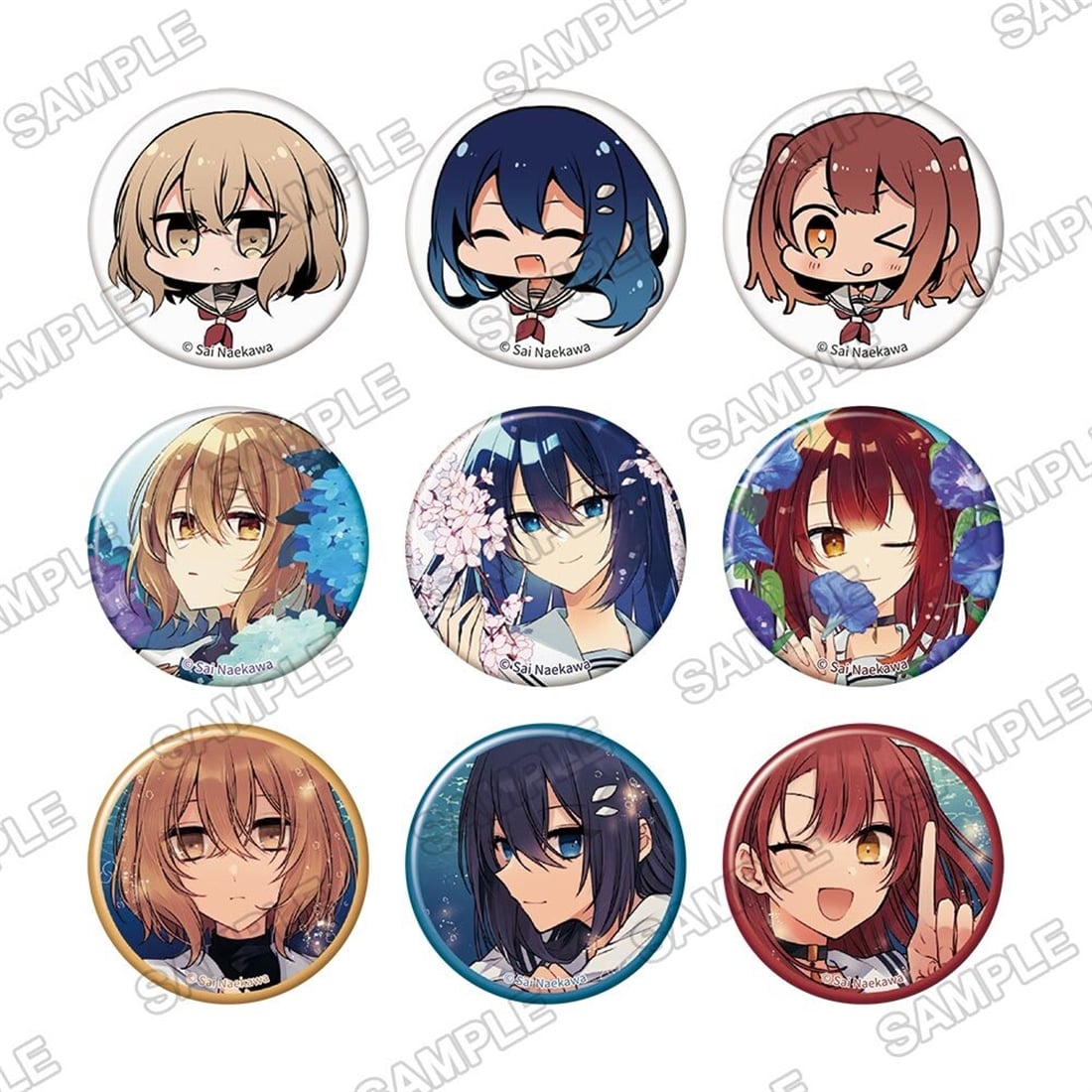 C107『私を喰べたい、ひとでなし』缶バッジ9個セット