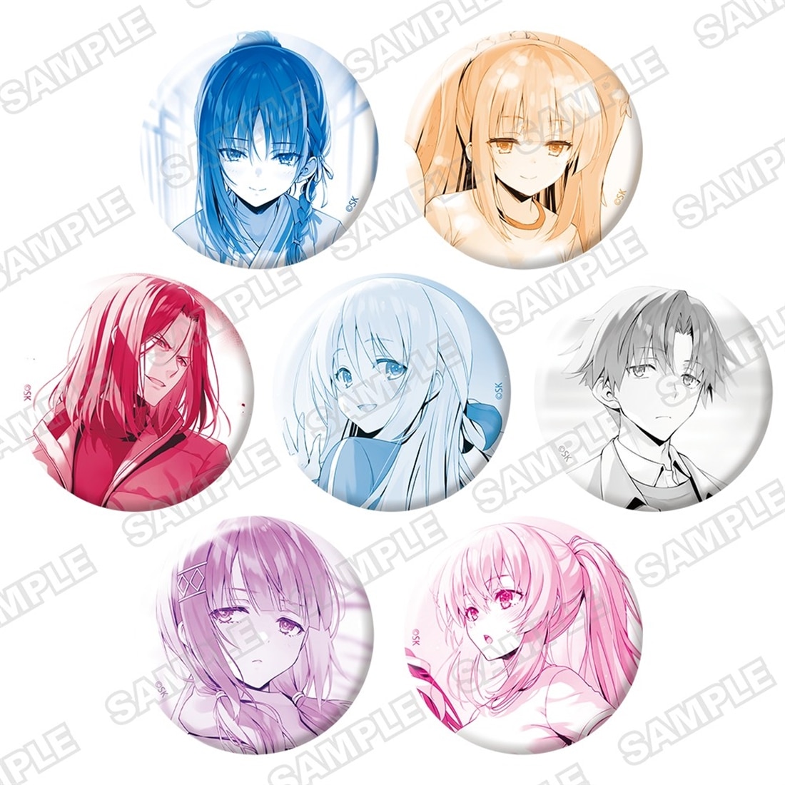 「ようこそ実力至上主義のフェスタへ バレンタイン2026 ～天使と悪魔、どっちを選ぶ？～」トレーディング缶バッジ（全7種）