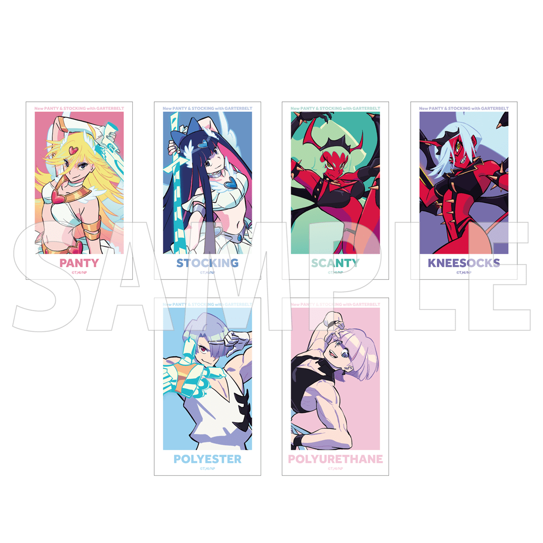 「New PANTY ＆ STOCKING with GARTERBELT」ステッカーセット リアル等身ver.