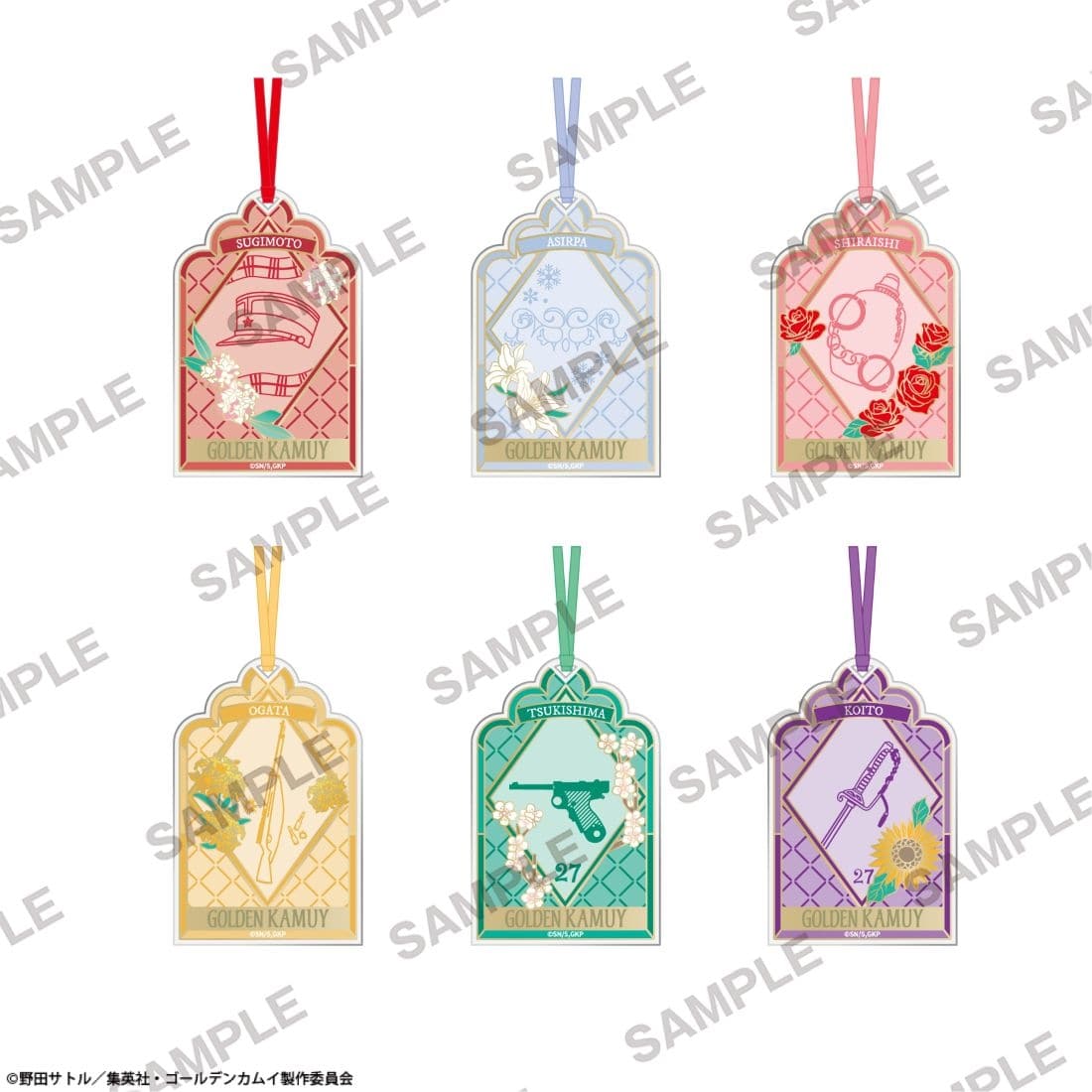 TVアニメ『ゴールデンカムイ』 アクリルしおり 花ver. Box Box