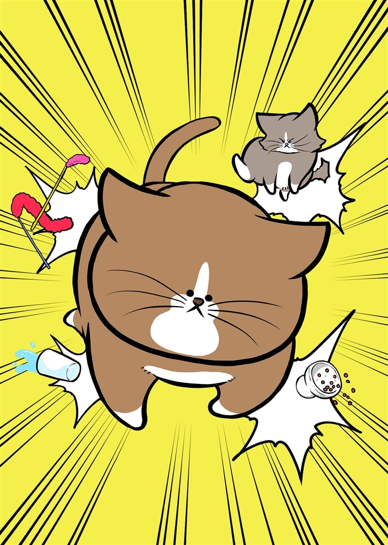 『鴻池剛と猫のぽんた　ニャアアアン!　4』カドスト限定グッズ付きセット