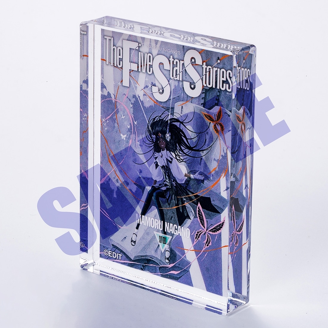 DESIGNS 永野護デザイン展 ファイブスター物語 ミニアクリルブロック Twist