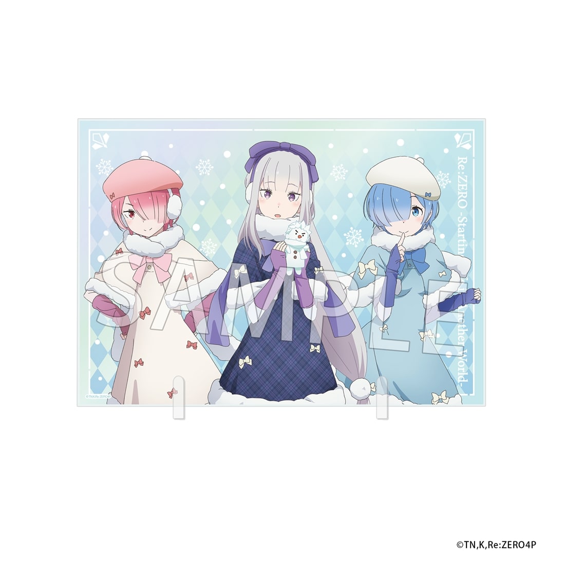 「Re:ゼロから始める異世界生活」きらきらアクリルパネル Winter Snow ver.